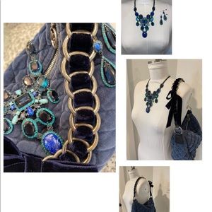 Carolee Lux necklace set AND Marc Jacobs Bag 🎁